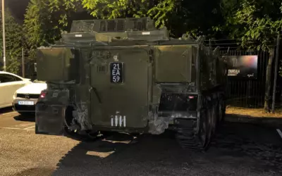 Скандалы и криминал: Пьяные военные устроили «гонки» на 15-тонном БТР в Великобритании